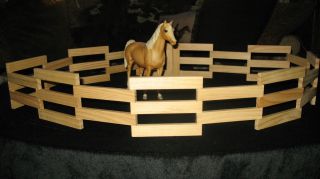 Breyer StyleTraditional Classic Wood Fence Corral Round Pen Pasture