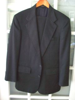 Mens Luxury Tailor Made Suit 39R Cleghorns of Lakeland FL Gray Fine