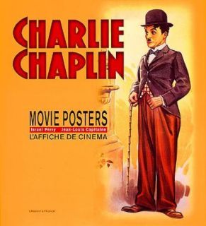 Vintage Poster Book Charlie Chaplin Silent Film Comedy Clown Movies