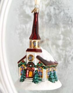 Christopher Radko Trinity Church Christmas Ornament