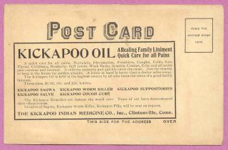 Kickapoo Indian Medicine Co. Clintonville,Connecticut 1905 Native