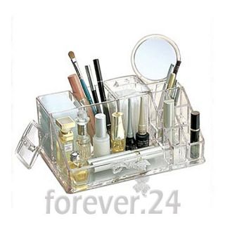 Clear Acrylic Makeup Case Cosmetic Organizer Korea Item Free Gift