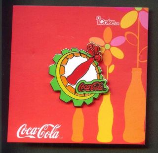 Coke Coca Cola Icoke Sunflower Sharp Pin 2