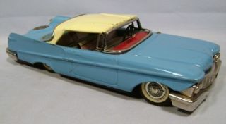 RARE 1960s Chrysler Imperial Tin Litho Friction Motor Promo Car by