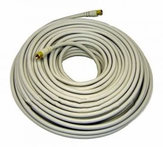 one roll of 100 foot rg 6 white coaxial cable