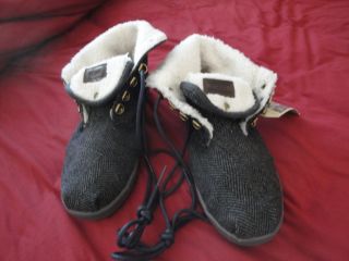  Mens Botas English Herringbone Fleece Chukkas Shoes 10 Mens New