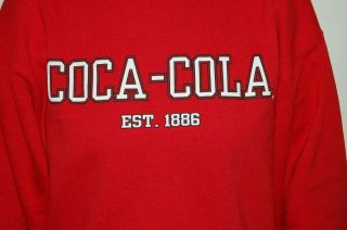 New COCA COLA RED SWEAT SHIRT Coke Rewards Limited Edition t men