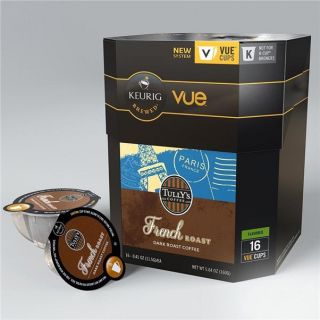  your day with this Keurig Vue pack Tullys Coffee French roast coffee