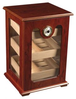 150 Ct Cigar Humidor Red Wood Great Display Show Case