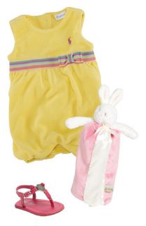 Ralph Lauren Coveralls & Bunnies by the Bay Blanket (Infant)