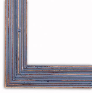Distressed Cimarron Slate Blue Picture Frame Wood