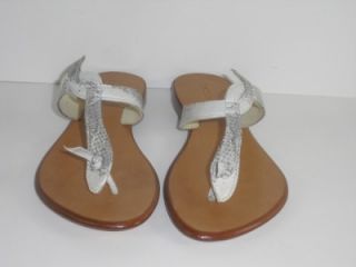 Cocobelle 6 5 7 M 37 EU Snake Light Brown Thong Flip Flop Sandal