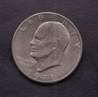 USA Coins 1971 Eisenhower Dollar Coin KM 203