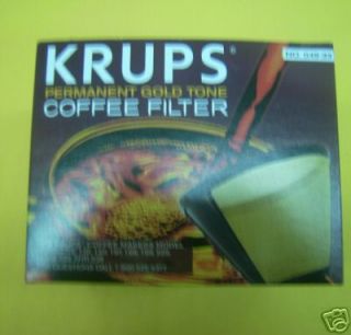 Krups 049 33 Permanent Gold Tone Coffee Filter