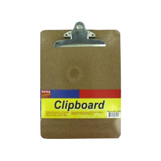 New Wholesale Case Lot 48 Wood Clipboards Clip Boards