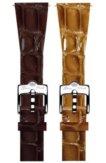 Glam Rock 22mm Patent Leather Watch Strap