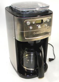 Cuisinart DGB 700BC Grind and Brew 12 Cup Coffeemaker Chrome Black No