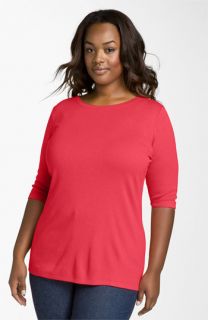 Sejour Elbow Sleeve Tee (Plus)