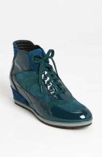 Geox D Illusion High Top Wedge Sneaker