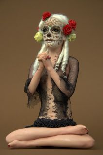 SkullRoses ooak doll sculpture Fairy DMA, IADR, APS, ADSG, OAD, PRFAG