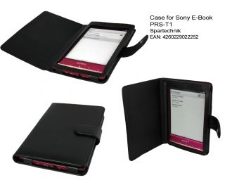 Tasche FÜR Sony PRS T1 V Spartechnik Case Ledertasche Sony E Book PRS