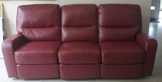 LEATHER RECLINER SOFA SET THREE SEATER COUCH WITH TWO ARM CHAIRS COST