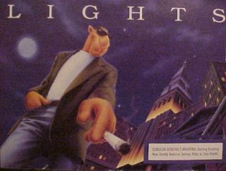 1996 Joe Camel City Lights Cigarettes Smoking Print Ad