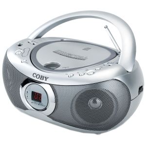 new coby electronics cxcd236 port cd player am fm silver mfr number