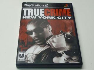 true crime new york city playstation ps2 game black
