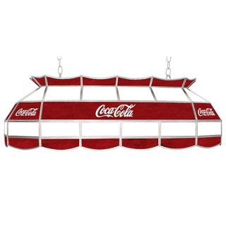 Coca Cola Stained Glass Pool Table Billiard Light