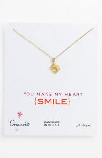 Dogeared Make My Heart Smile Camera Pendant Necklace