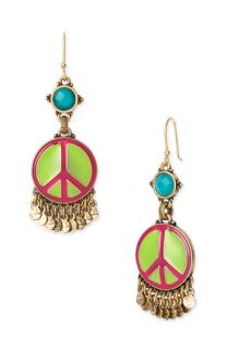 Lucky Brand Peace Gypsy Earrings