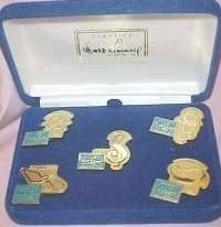 Gold Anniv Walt Disney Classic Collection Pin Box Set