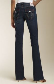 True Religion Brand Jeans Becky Bootcut Stretch Jeans (Dark Pony Express Wash)