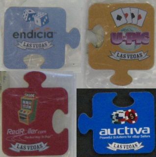  2006 Auctiva Endicia Red Roller U Pic Collector Lapel Hat Pin