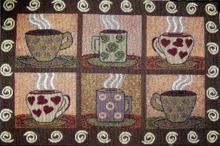  Tapestry Coffee Mocha Expresso Latte Cloth Fabric Table Runner Decor