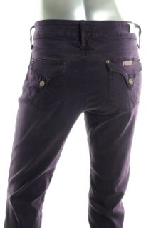 Hudson Jeans New Collin Purple Low Rise Skinny Jeans 31 BHFO
