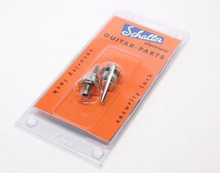 New Genuine Schaller Straplocks Nickel Strap Locks