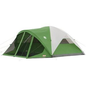 New Coleman Camping Evanston 8 Person Family Screened Waterproof Tent