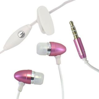 Pink Bullets Hands Free Headphones for at T Nokia Lumia 900