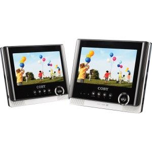 Coby 7 Dual Widescreen TFT Portable Tablet DVD/CD/MP3 Players