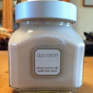 Laura Mercier Almond Coconut Milk Souffle Body Creme 6 ounce size