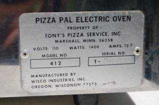 Wisco Pizza PAL Electric Oven Commercial Pizza Pretzel