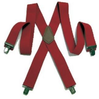 Santa Claus Suit Suspenders Heavy Duty Halco Red Santa Suspenders