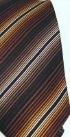 New Colours Alexander Julian Mens Striped Neck Tie Silk