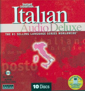 New Learn How to Speak Italian Language Deluxe 10 CDS