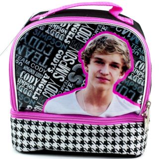 CODY SIMPSON School Dual Insulated LUNCH BOX Tote Bag Kit Girls Kids