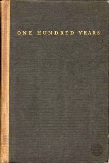 one hundred years by jerome gray published 1929 antique book