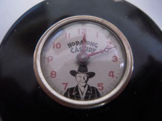 Vintage Hopalong Cassidy Cowboy Pocket Watch Made in USA