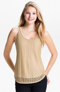 Lucky Brand Gilded Lace Tank